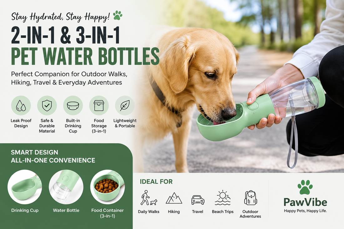 The Ultimate Guide to Portable Dog Water Bottles for Outdoor Walks