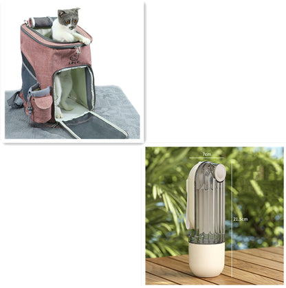2-in-1 Portable Dog Water Bottle & Feeder