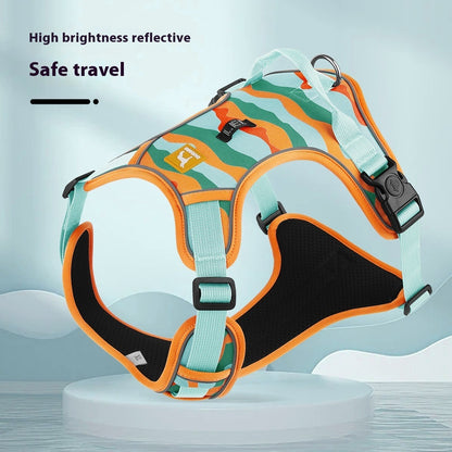 No Pull Reflective Dog Harness & Leash Set – Adjustable, Comfortable for Small & Large Dogs