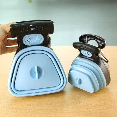 Dog Pet Travel Foldable Pooper Scooper With 1 Roll Decomposable bag