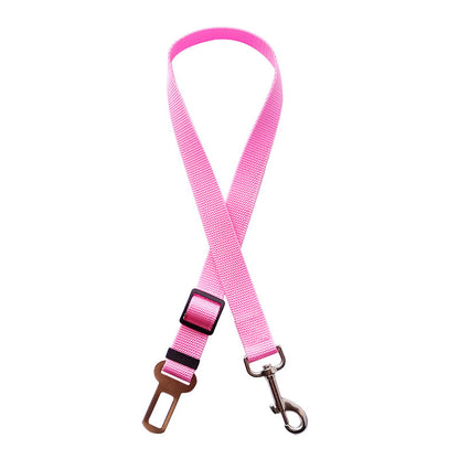 Adjustable Pet Cat Dog Car Seat Belt Pet Seat Vehicle Harness