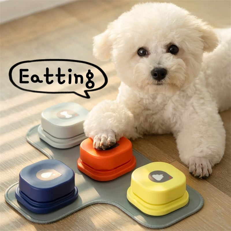 Dog training buttons