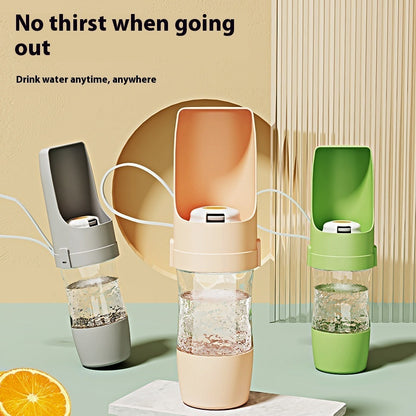 2 In 1 Travel Dog Water Bottle Pet Water Dispenser