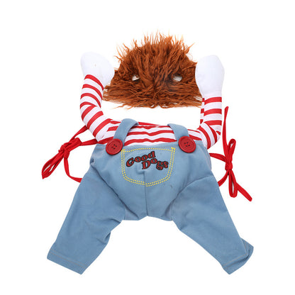 Halloween dog costume with secure fit for parties cosplay and festive events