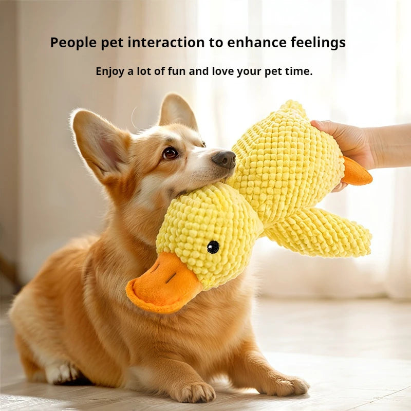 Pet Plush Toy Dog Calming Duck Stuffed Duck Toy