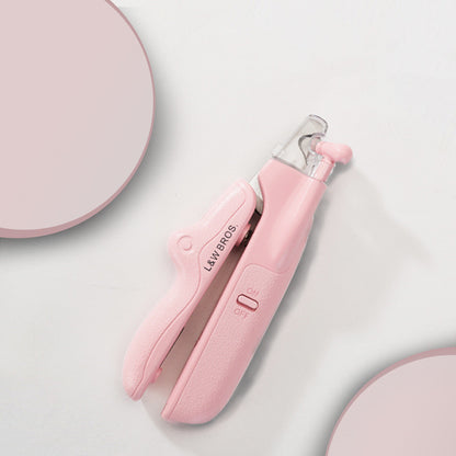 Pet Nail Clippers With LED Light Dogs Cat Nail Scissors