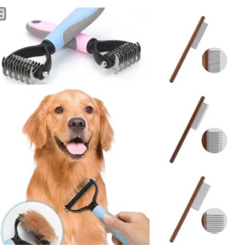 Stainless Double-sided Pet Brush Hair Removal Comb