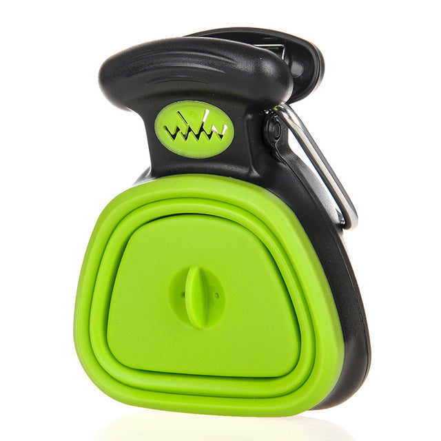 Dog Pet Travel Foldable Pooper Scooper With 1 Roll Decomposable bag