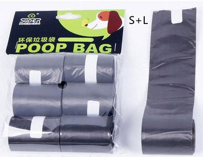 Dog Pet Travel Foldable Pooper Scooper With 1 Roll Decomposable bag
