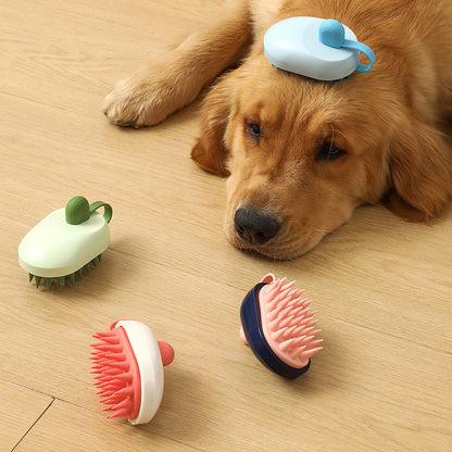 Silicone Pet Bath & Grooming Brush