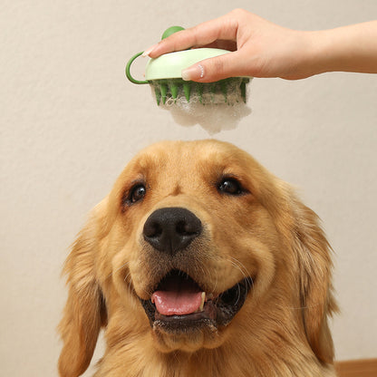 Silicone Pet Bath & Grooming Brush