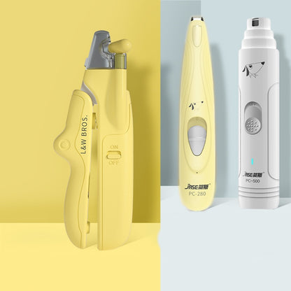 Pet Nail Clippers With LED Light Dogs Cat Nail Scissors