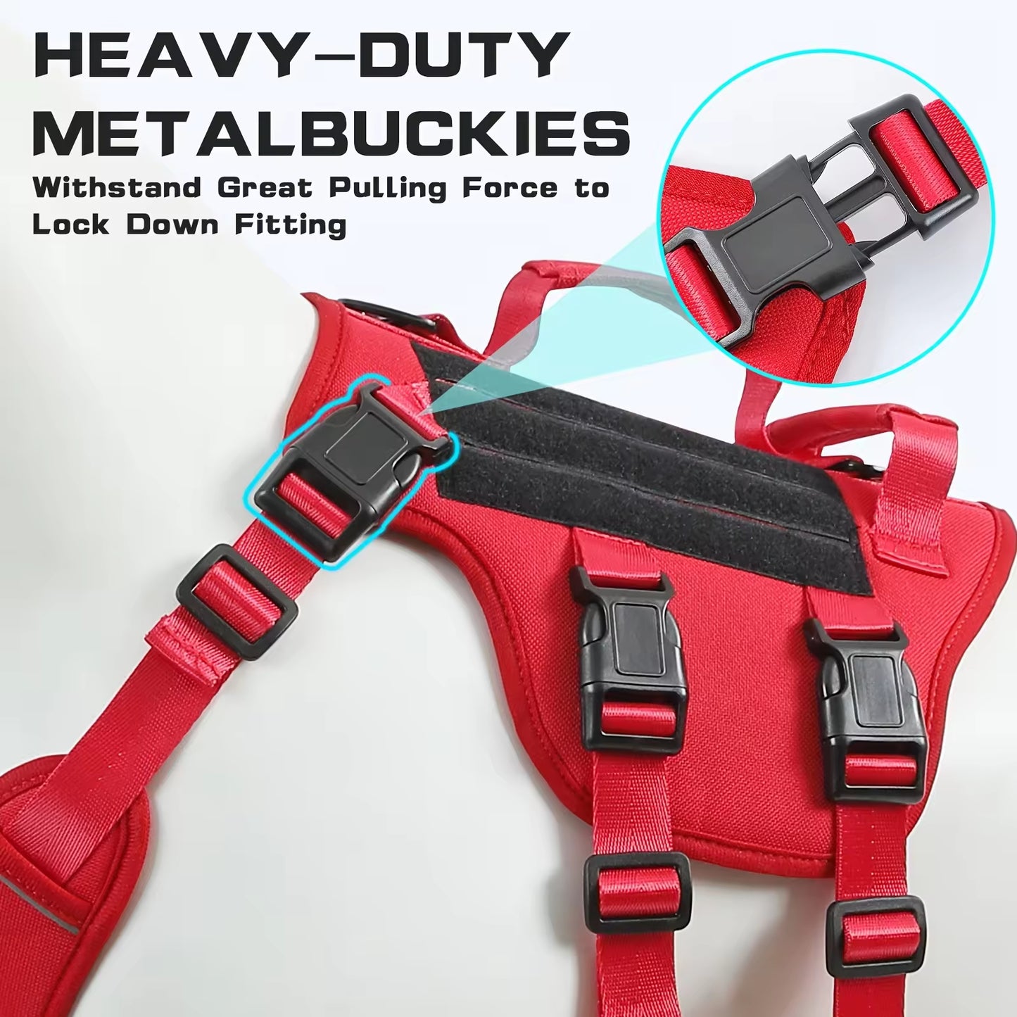Reflective Tactical Dog Harness