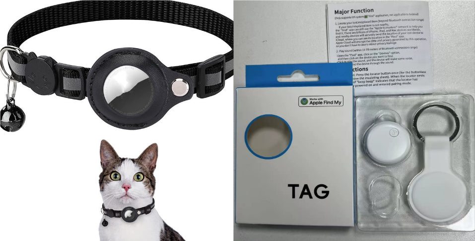 Reflective Collar Waterproof Holder Case For Airtag