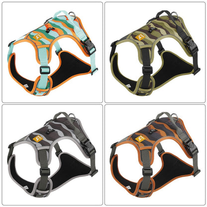 No Pull Reflective Dog Harness & Leash Set – Adjustable, Comfortable for Small & Large Dogs