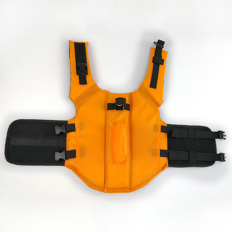 Adjustable dog life jacket with shark fin Adjustable dog life jacket with shark fin design for swimming boating and beach fun