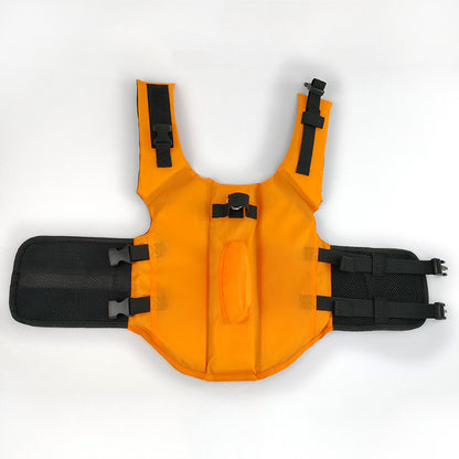 Adjustable dog life jacket with shark fin Adjustable dog life jacket with shark fin design for swimming boating and beach fun