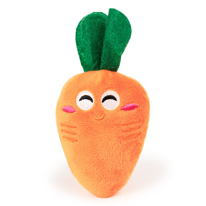 Plush carrot dog toy for snuffle mat Jinteractive squeaky pet toy