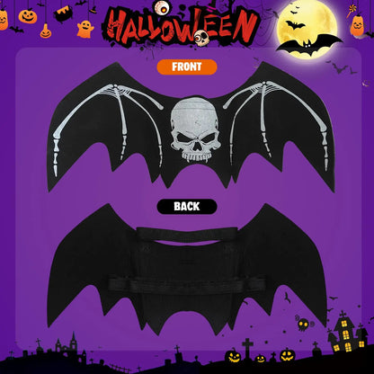 Spooky skeleton print dog costume for Halloween 2026 photoshoots