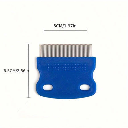 4-Pack Stainless Steel Flea Comb for Dogs & Cats