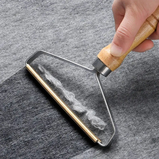 Reusable pet hair remover brush for dog fur and cat hair