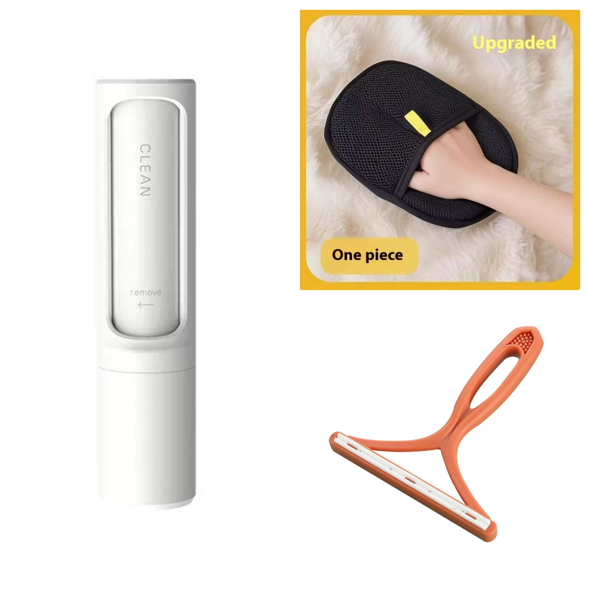 2-1 Reusable Pet Hair Remover Brush Lint Roller