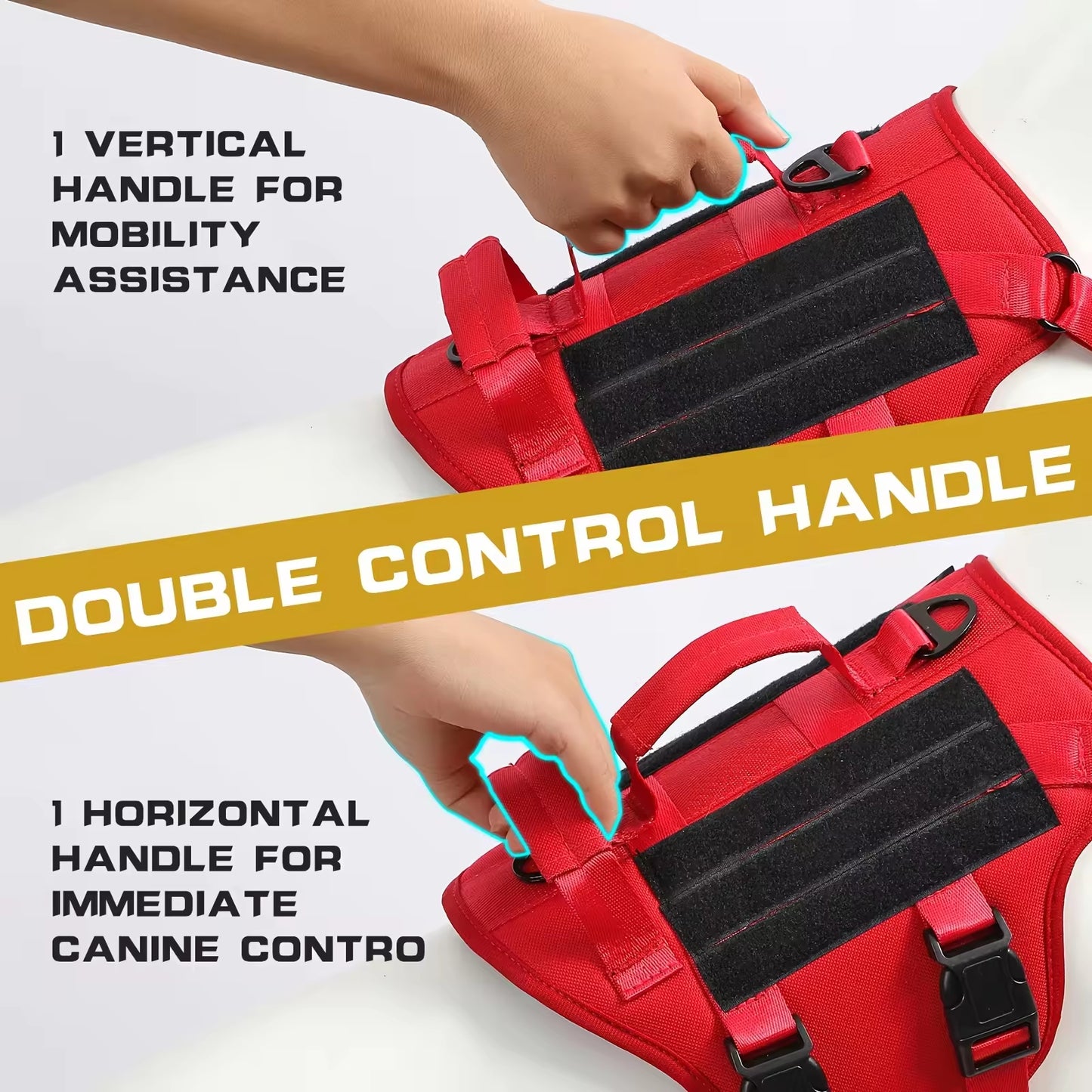Reflective Tactical Dog Harness