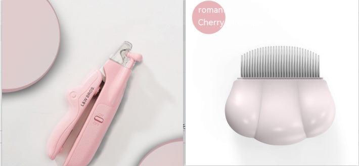 Pet Nail Clippers With LED Light Dogs Cat Nail Scissors