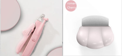 Pet Nail Clippers With LED Light Dogs Cat Nail Scissors