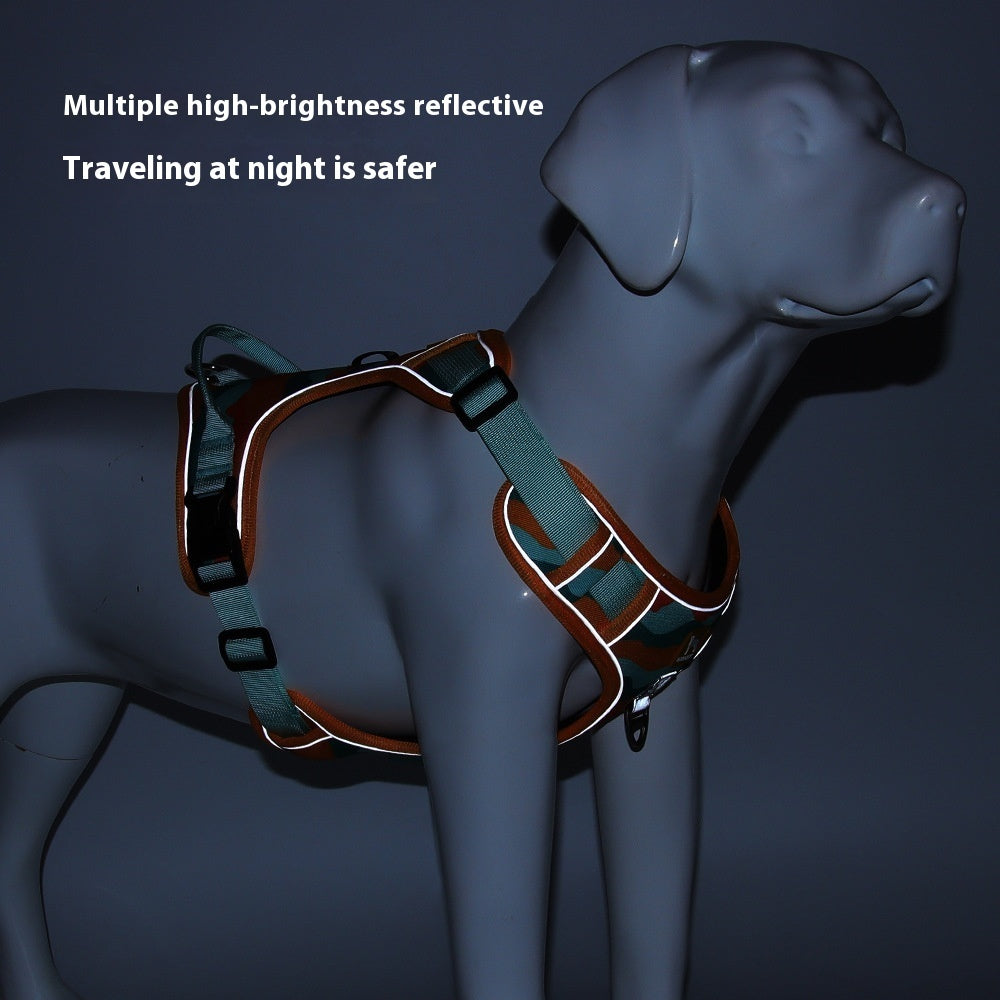 No Pull Reflective Dog Harness & Leash Set – Adjustable, Comfortable for Small & Large Dogs