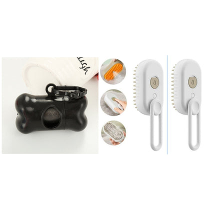 Cat Steam Brush Steamy Dog Brush 3 In 1 Electric Spray