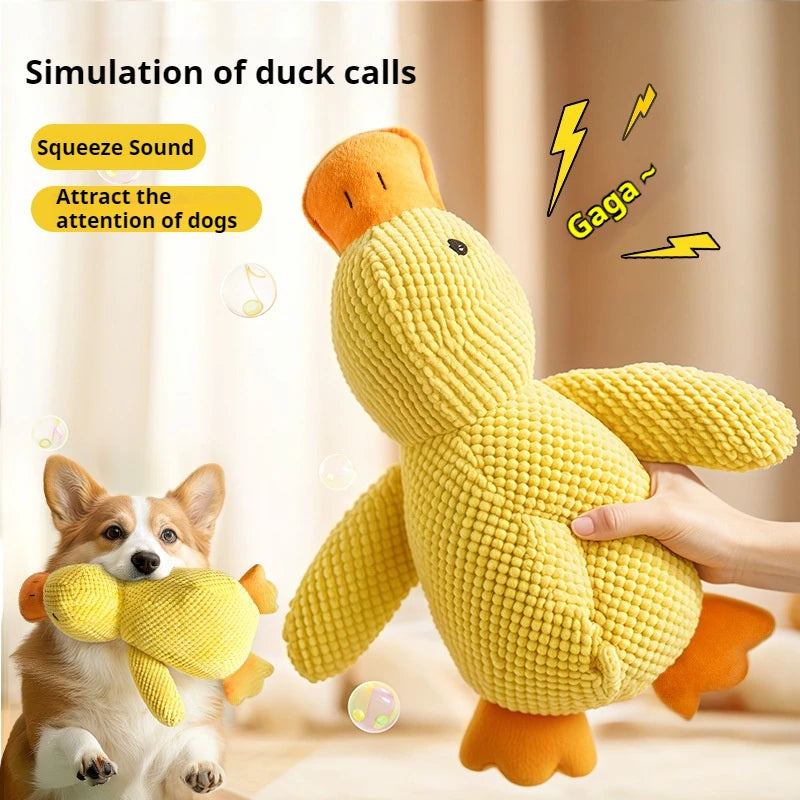Pet Plush Toy Dog Calming Duck Stuffed Duck Toy